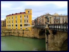 Murcia City Centre South part - Southern banks seen from Segura River (Fuente Segura).